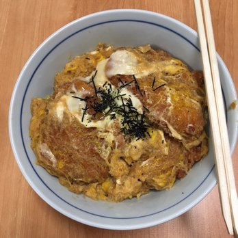 Bento39 - katsu don (fried pork cutlet mixed with eggs & onions, served over a bed of rice) - Japanese Near Me - Novi, Michigan
