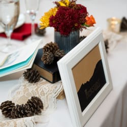 Sugar N Stems - Her very creative rustic centerpieces fit perfectly!