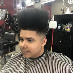 Spencer Watson - Primyir Barber Shop - What goes around comes back around high top fade we called it the kid & play!