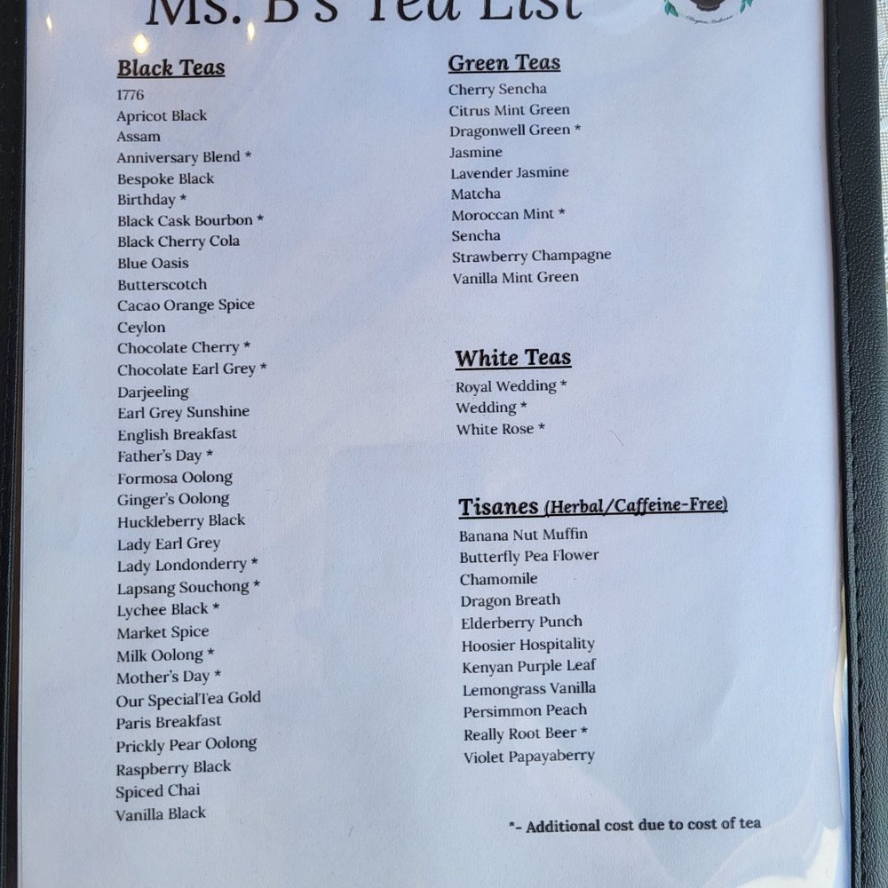 Ms. B’s Teas - Tea Rooms Near Me - Clayton, Indiana Ms. B’s Teas - Tea Rooms Near Me - Clayton, Indiana