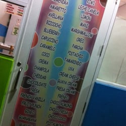 Limber Mania - Flavors menu