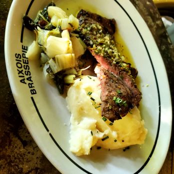 Aixois - Skirt Steak with Chimichurri (dinner special) - French Near Me - Kansas City, Missouri