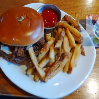 Outback Steakhouse - Bloomin Burger with fries - Steakhouses Near Me - Bel Air, Maryland Outback Steakhouse - Bloomin Burger with fries - Steakhouses Near Me - Bel Air, Maryland