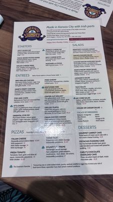 Menu photo 1 Governor Stumpy's Kansas City, MO Menu photo 1 Governor Stumpy's Kansas City, MO