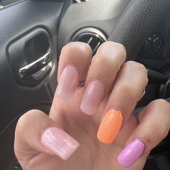 Matrix Nails - My final nails after trying to fix them over 20 times in 2 hours - Nail Salons Near Me - Jacksonville, Florida