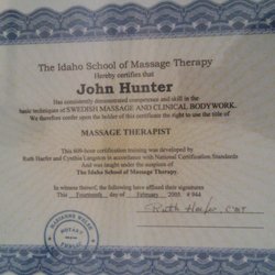 4 yrs of in-depth eastern philosophy, and bodywork.