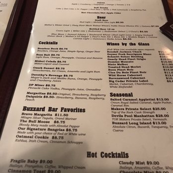 Buzzard Bar - Drink menu - Bars Near Me - Ridgedale, Missouri Buzzard Bar - Drink menu - Bars Near Me - Ridgedale, Missouri