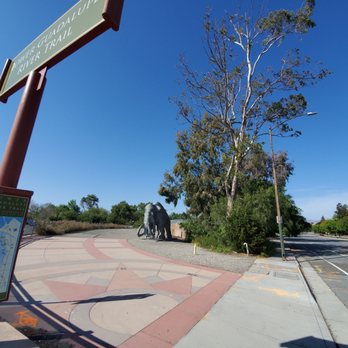 Lupe the Columbian Mammoth - Guadalupe River Trail on the left, Trimble Road on the right - Public Art Near Me - San Jose, California Lupe the Columbian Mammoth - Guadalupe River Trail on the left, Trimble Road on the right - Public Art Near Me - San Jose, California