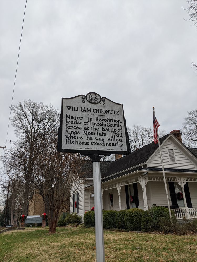 WILLIAM CHRONICLE HISTORICAL MARKER Updated September 2024 35