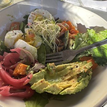 Nourish At The Meadow - Rise and shine bowl-- $12. Tasty and delish! - Salad Near Me - Placerville, California