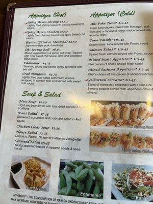 Menu photo 5 Okinawa Restaurant Austell, GA