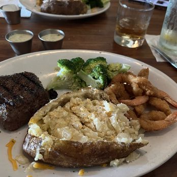 Fish Daddy's Seafood Grill - Steak and shrimp, baked potato - Seafood Near Me - College Station, Texas Fish Daddy's Seafood Grill - Steak and shrimp, baked potato - Seafood Near Me - College Station, Texas