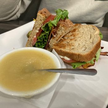 Brick House Diner - BLT with applesauce - Seafood Near Me - Virginia Beach, Virginia Brick House Diner - BLT with applesauce - Seafood Near Me - Virginia Beach, Virginia