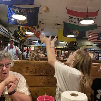 Lambert's Cafe - The kids thought it was so fun they threw the rolls at you. - Seafood Near Me - Foley, Alabama Lambert's Cafe - The kids thought it was so fun they threw the rolls at you. - Seafood Near Me - Foley, Alabama