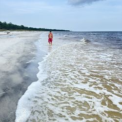 Carrabelle Beach RV Resort - Walking the beach
