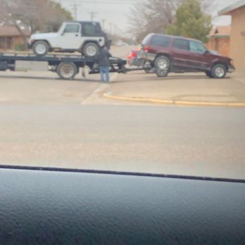 Cantu Wrecker - Guess he was trying to cover his A$$ - Towing Near Me - Lubbock, Texas