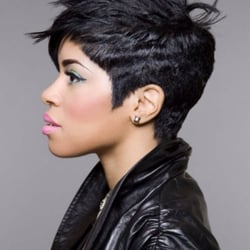 Zeal Salon - Edgy cut with rich black color