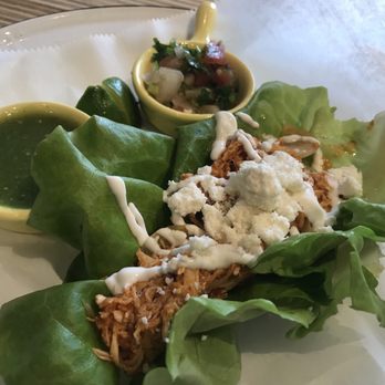 Machete Taqueria - Lettuce wrap with tinga - New Mexican Cuisine Near Me - Redlands, California Machete Taqueria - Lettuce wrap with tinga - New Mexican Cuisine Near Me - Redlands, California