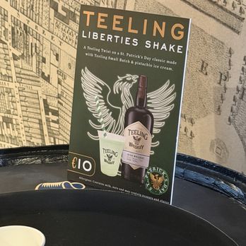 Teeling Whiskey Distillery - They gave a sample of this shake right at the start of the tour. Delicious! - Distilleries Near Me - Dublin, D