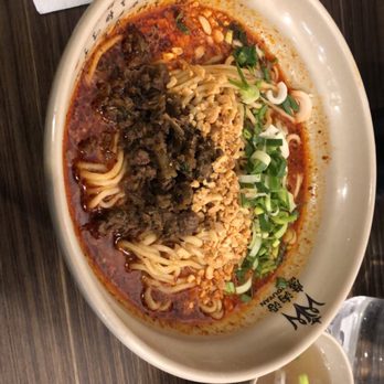 Mogouyan Hand-Pulled Noodles - Tantan noodles (comes with some beef broth!) - Noodles Near Me - Toronto, Ontario Mogouyan Hand-Pulled Noodles - Tantan noodles (comes with some beef broth!) - Noodles Near Me - Toronto, Ontario