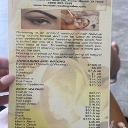Brows Threading Salon & Spa - Services