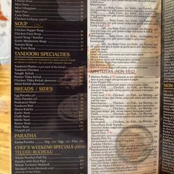 Hyderabad House - Buffalo Grove - Menu