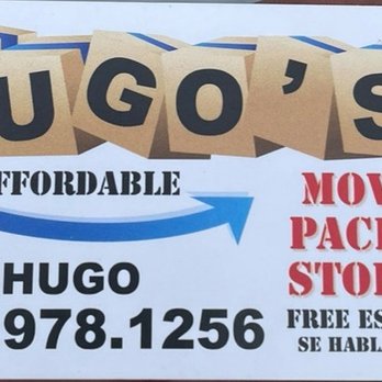 Hugo’s Affordable Moving Labor - Hugo's Business Card - Movers Near Me Hugo’s Affordable Moving Labor - Hugo's Business Card - Movers Near Me
