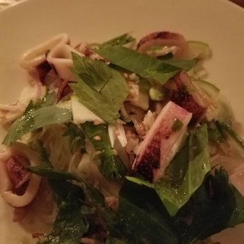 Langbaan - I believe this was the octopus salad - Thai Near Me - Portland, Oregon Langbaan - I believe this was the octopus salad - Thai Near Me - Portland, Oregon