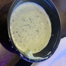 The green sauce - yummy!