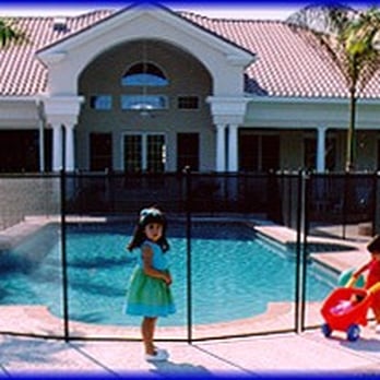 Pool Safety Systems - 4' High Black Pole and Mesh. Completely Removable in Minutes. - Fences & Gates Near Me - Kinnelon, New Jersey