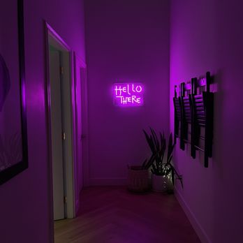 Frankie We Salute You - The gender neutral WC's are located in this cute hallway - Vegetarian Near Me - Kelowna, British Columbia