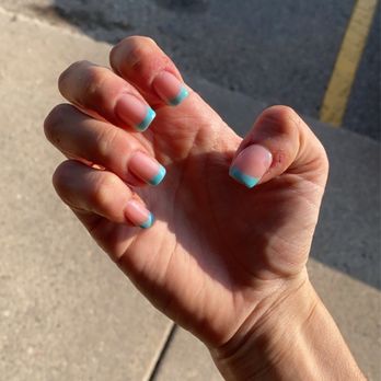 Cozy Nails & Spa - french tips on natural nails - Waxing Near Me - Madison, Wisconsin