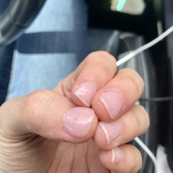K B Nails - See thumb and pointer finger