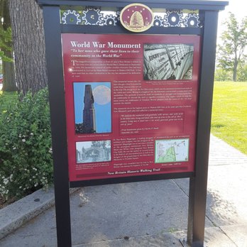 Walnut Hill Park - One of many info signs. - Parks Near Me - New Britain, Connecticut