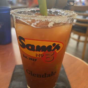 Sam's No 3 - Bloody Mary that I requested extra spicy - wouldn't recommend - Breakfast & Brunch Near Me - Denver, Colorado Sam's No 3 - Bloody Mary that I requested extra spicy - wouldn't recommend - Breakfast & Brunch Near Me - Denver, Colorado