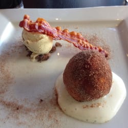 Stoke By Nayland Hotel, Golf and Spa - Sticky toffee bacon donut