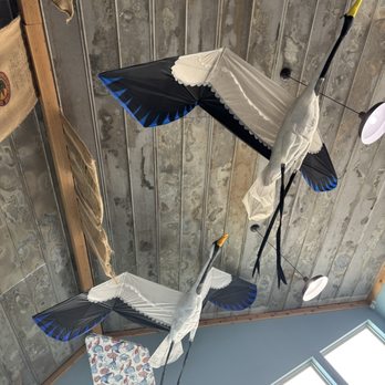 Lazy Heron Coffee House - Herons hanging from the ceiling - Coffee & Tea Near Me - Kingsland, Texas Lazy Heron Coffee House - Herons hanging from the ceiling - Coffee & Tea Near Me - Kingsland, Texas