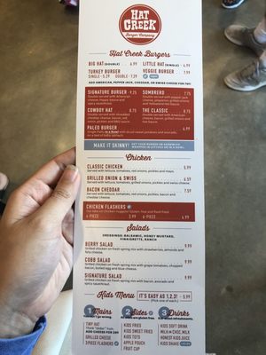 Menu photo 1 Hat Creek Burger Company Fulshear, TX Menu photo 1 Hat Creek Burger Company Fulshear, TX