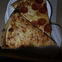 Pepperoni Pie & Plain Cheese Pie