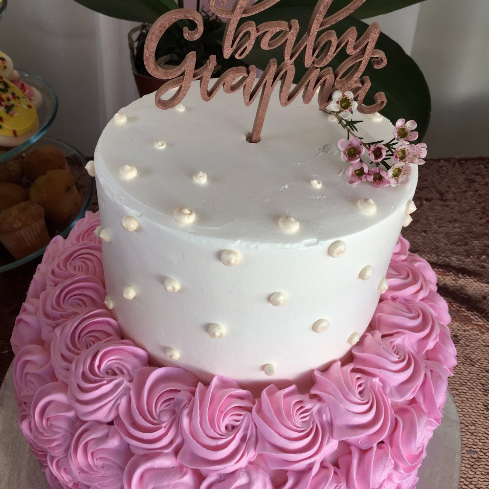 Magic Bakery - Baby shower cake , Beautiful and delicious (( cake topper not included I ordered from etsy )) - Custom Cakes Near Me - Pico Rivera, California