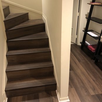 Home Carpet One - Newly installed floors on stairs coming into the basement - Carpeting Near Me - Chicago, Illinois Home Carpet One - Newly installed floors on stairs coming into the basement - Carpeting Near Me - Chicago, Illinois