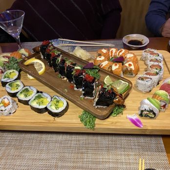 Issho - Roll Platter - Sushi Bars Near Me - Annandale, Virginia Issho - Roll Platter - Sushi Bars Near Me - Annandale, Virginia
