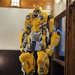 Japan House - They got a new greeter, bumble bee