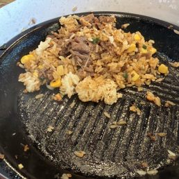Garlic beef rice