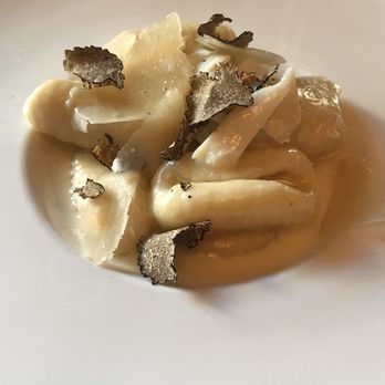 Restaurant August - Gnocchi with shaved Parmesan and black truffle. - New American Near Me - New Orleans, Louisiana