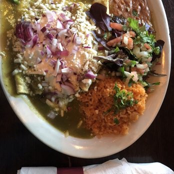Cafe El Tapatio - Enchiladas verdes (cheese) so good. The rice is delicious. - Mexican Near Me - Chicago, Illinois Cafe El Tapatio - Enchiladas verdes (cheese) so good. The rice is delicious. - Mexican Near Me - Chicago, Illinois