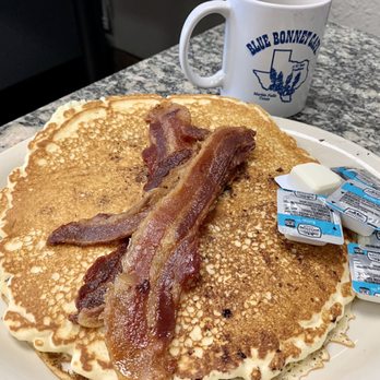 Blue Bonnet Cafe - Blueberry pancakes - Desserts Near Me - Marble Falls, Texas Blue Bonnet Cafe - Blueberry pancakes - Desserts Near Me - Marble Falls, Texas