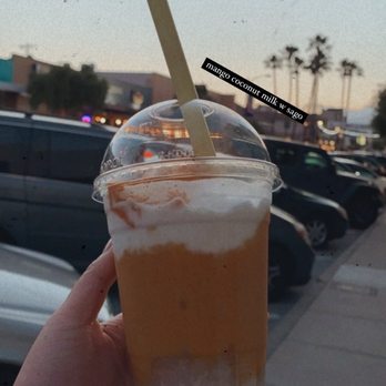 Sweet Indulgence - mango and coconut milk with sago - Desserts Near Me - Millbrae, California Sweet Indulgence - mango and coconut milk with sago - Desserts Near Me - Millbrae, California