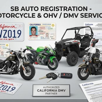 SB Auto Registration Services - "SB Auto Registration - Motorcycle & OHV / DMV Services" - Registration Services Near Me - Torrance, California SB Auto Registration Services - "SB Auto Registration - Motorcycle & OHV / DMV Services" - Registration Services Near Me - Torrance, California