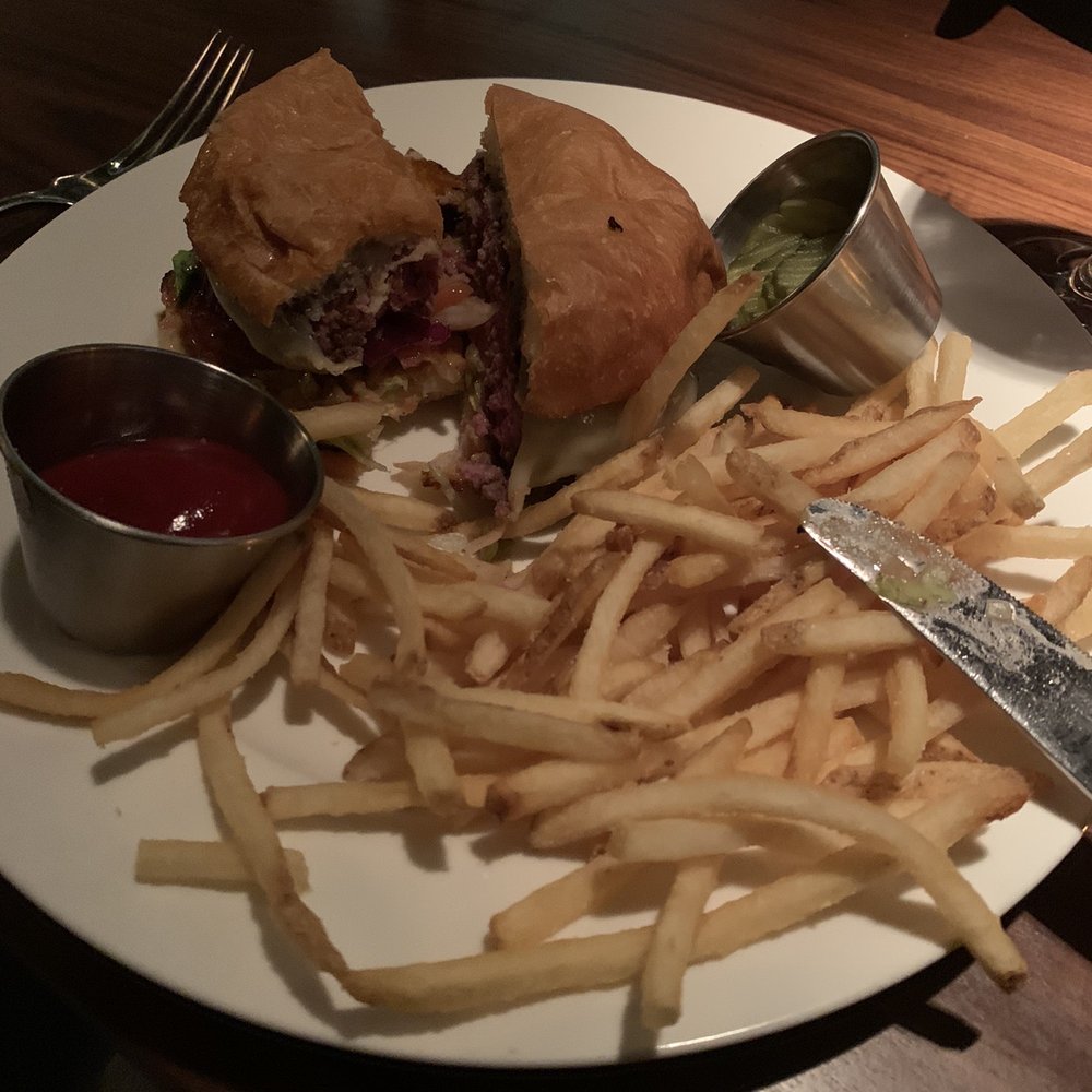 Corinne Austin - Brush Creek Wagyu Burger* - pretty good ! - New American Near Me - Austin, Texas Corinne Austin - Brush Creek Wagyu Burger* - pretty good ! - New American Near Me - Austin, Texas
